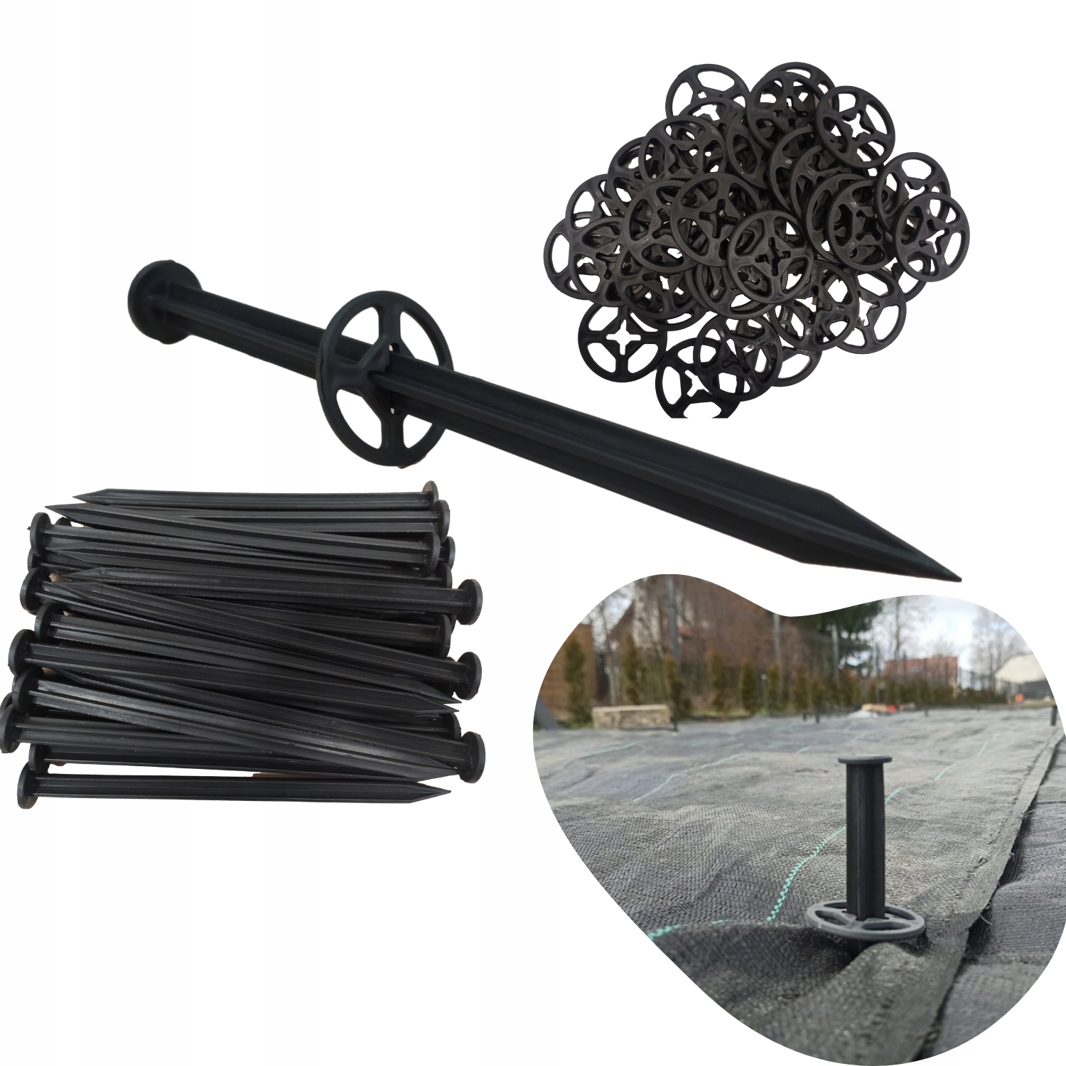 

Profesjonalna Kotwa+podkładka do tkanin mat 100szt