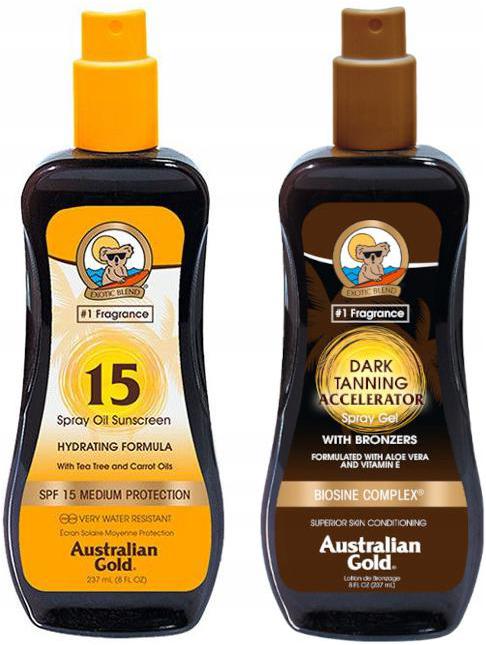 Australian Gold Spf 15 suchý olej 237 ml Accelerator sprej gel 237 ml