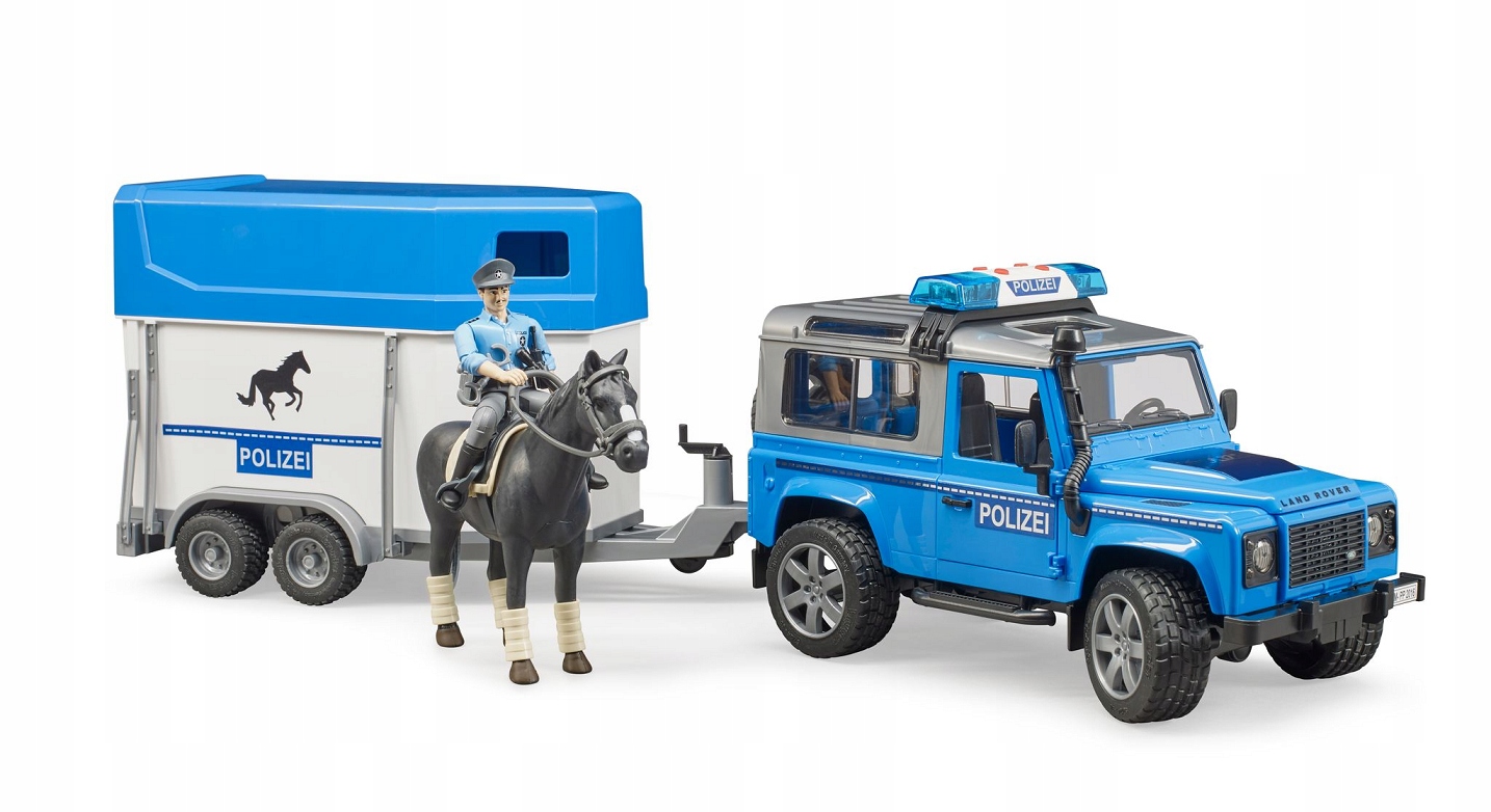 

Bruder Land Rover Defender policyjny 02588