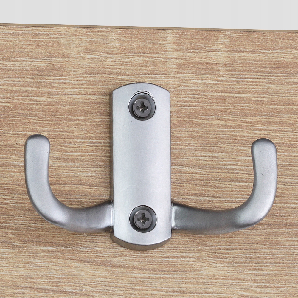 WIESZAK NA UBRANIA ŚCIENNY DREWNIANY DO PRZEDPOKOJU DĄB SONOMA 3PKT 50CM Wysokość mebla 8 cm