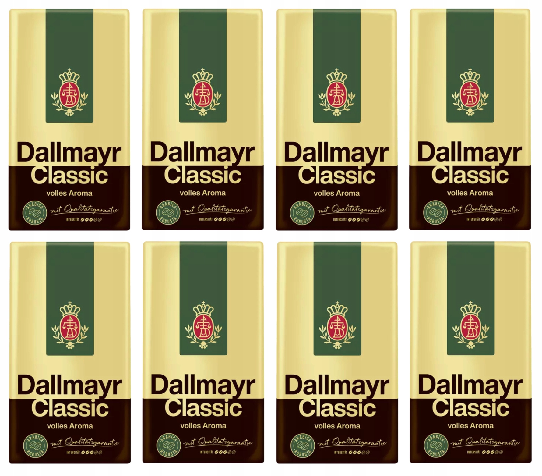Zestaw 8 x Kawa mielona Dallmayr Classic 250g