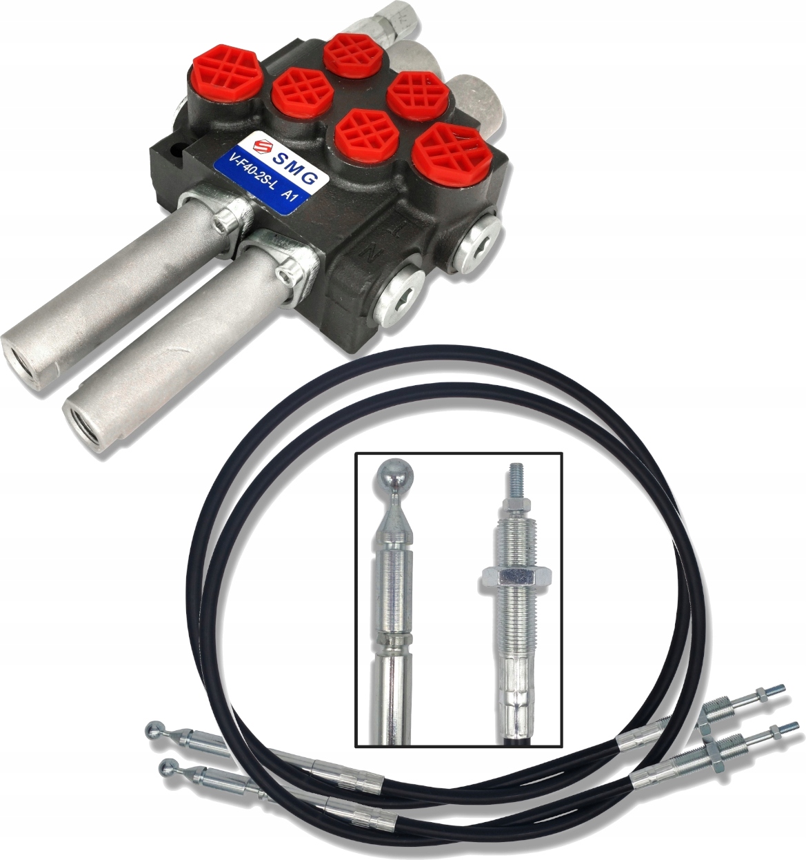 Hydraulický Rozdělovač 2 Sekce 40 L Na Lanka 2x1,5 m