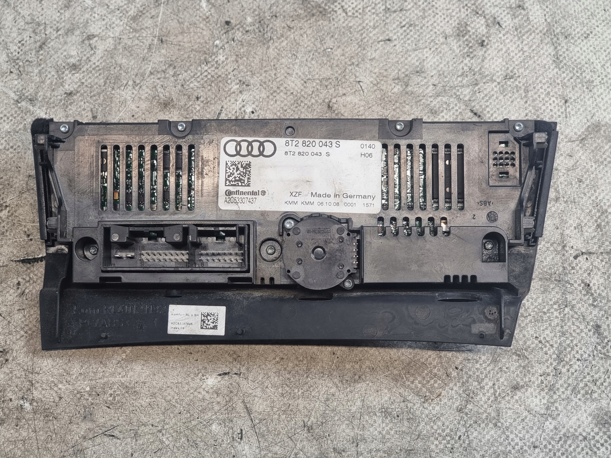 Unite commande clima Bouches buses OE 8T2820043S AUDI A4 B8 ANGLIK 08r