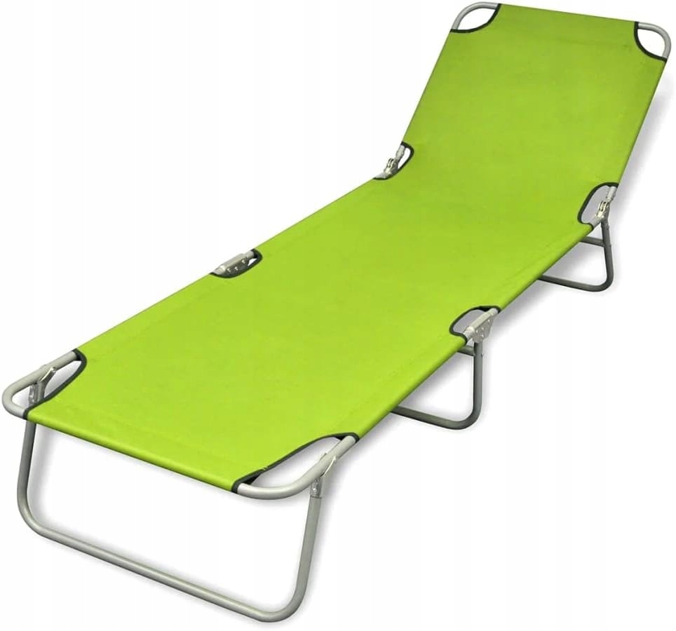 Leżak leżanka NEON CIEMNOZIELONY Marka inna