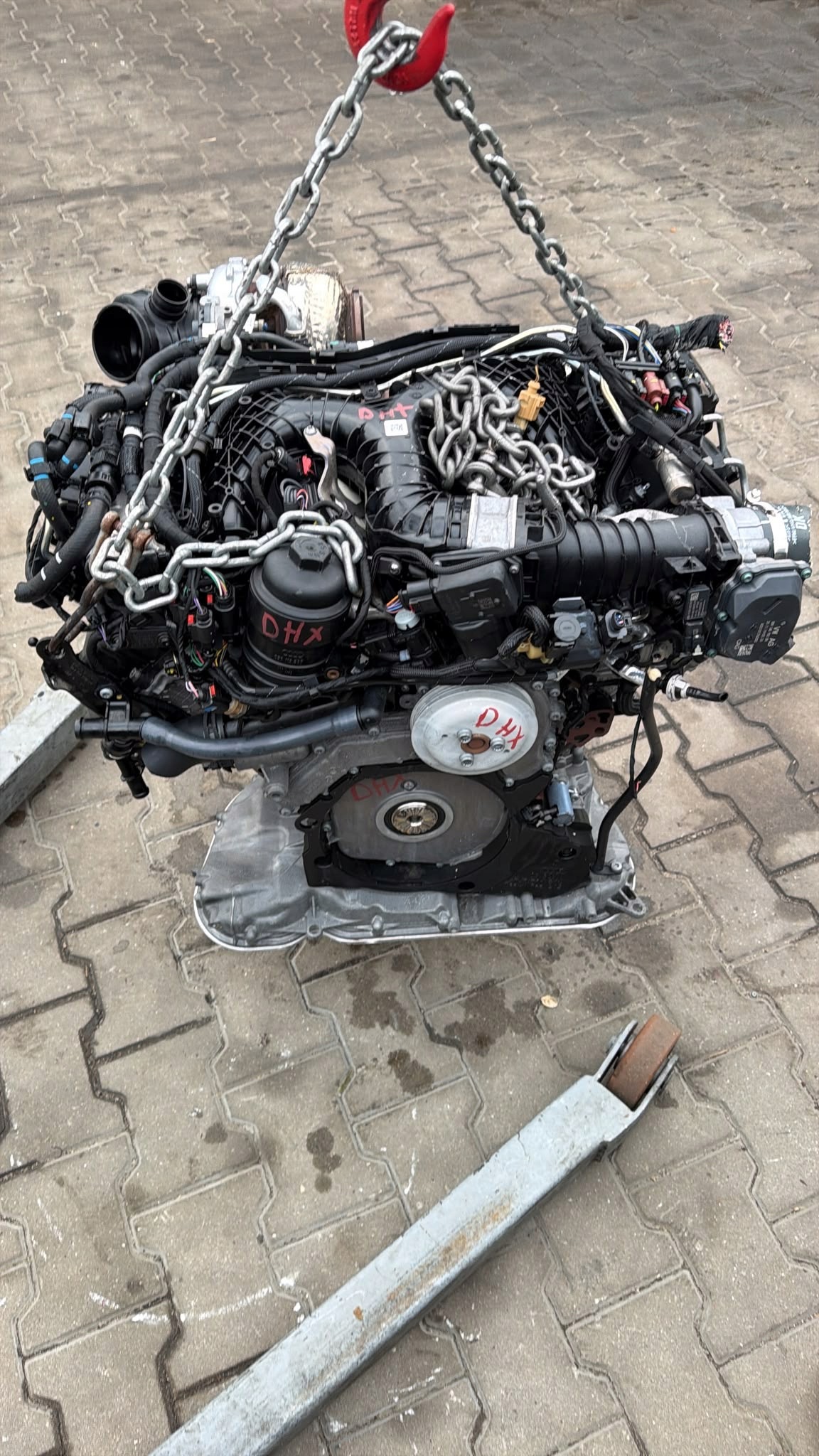 moteur complet AUDI Q7 3,0 TDI 70TYS KM DHX