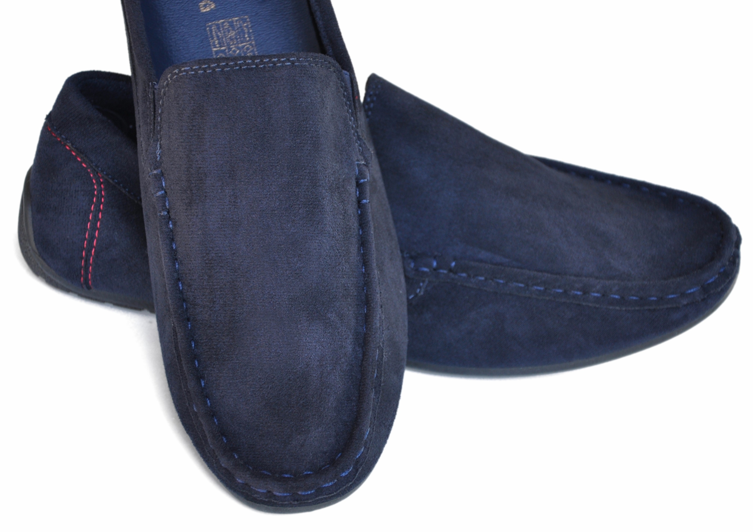 CPX Eleganckie wygodne Mokasyny granat zgrabne wizytowe r 41 Kolor niebieski