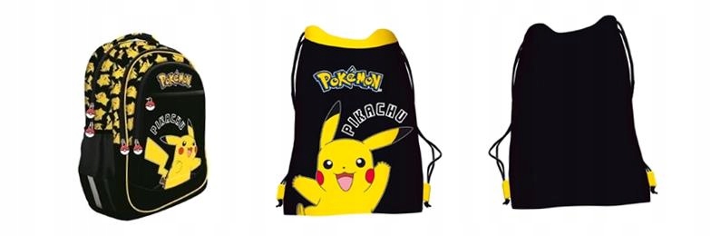 Plecak Szkolny Pokemon Pikachu Worek Majewski