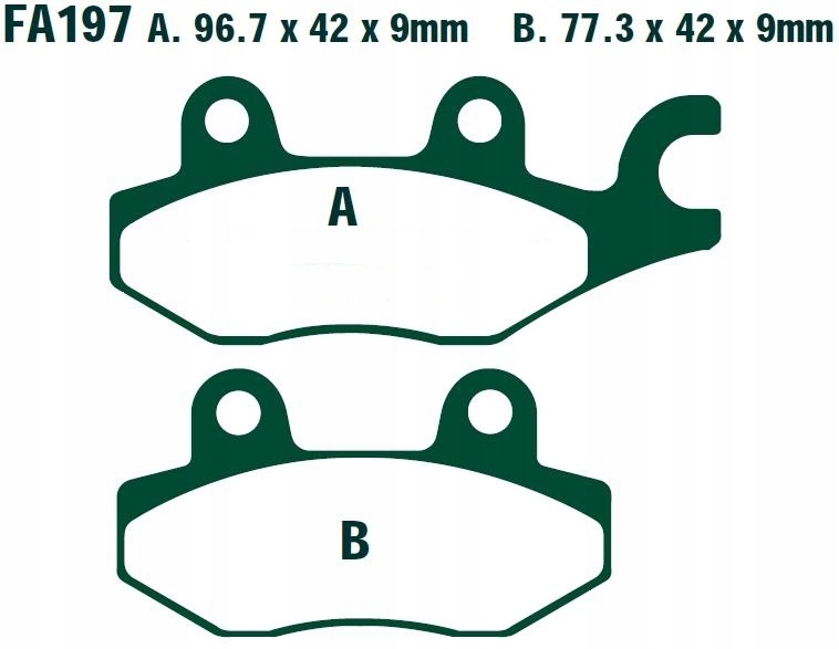 KLOCKI HAMULCOWE EBC HONDA CBF VT SHADOW KYMCO ZING HIPSTER PULSAR PRZÓD Producent EBC