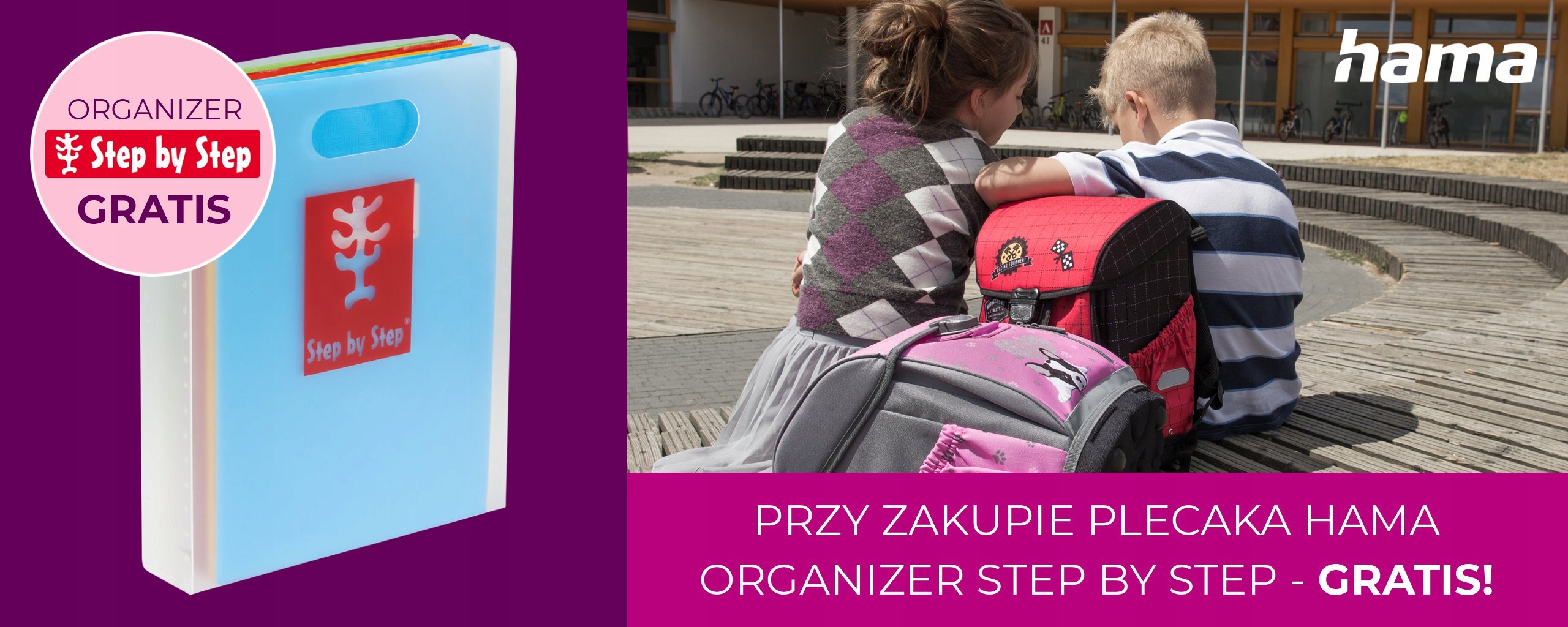 Hama TORNISTER SZKOLNY Racing Płeć Brak informacji chłopcy