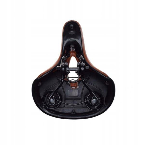 SIODEŁKO SIEDZENIE ROWEROWE BRĄZOWE SPRĘŻYNA LEOSH Kod producenta 2074BR