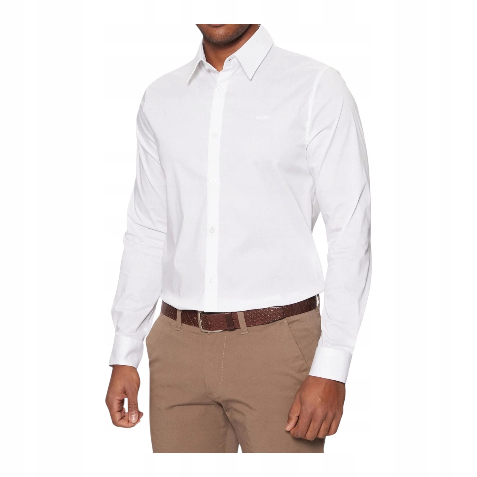 Guess pánská košile M1YH20W7ZK1-G011 slim dlouhý rukáv bavlna velikost XXL