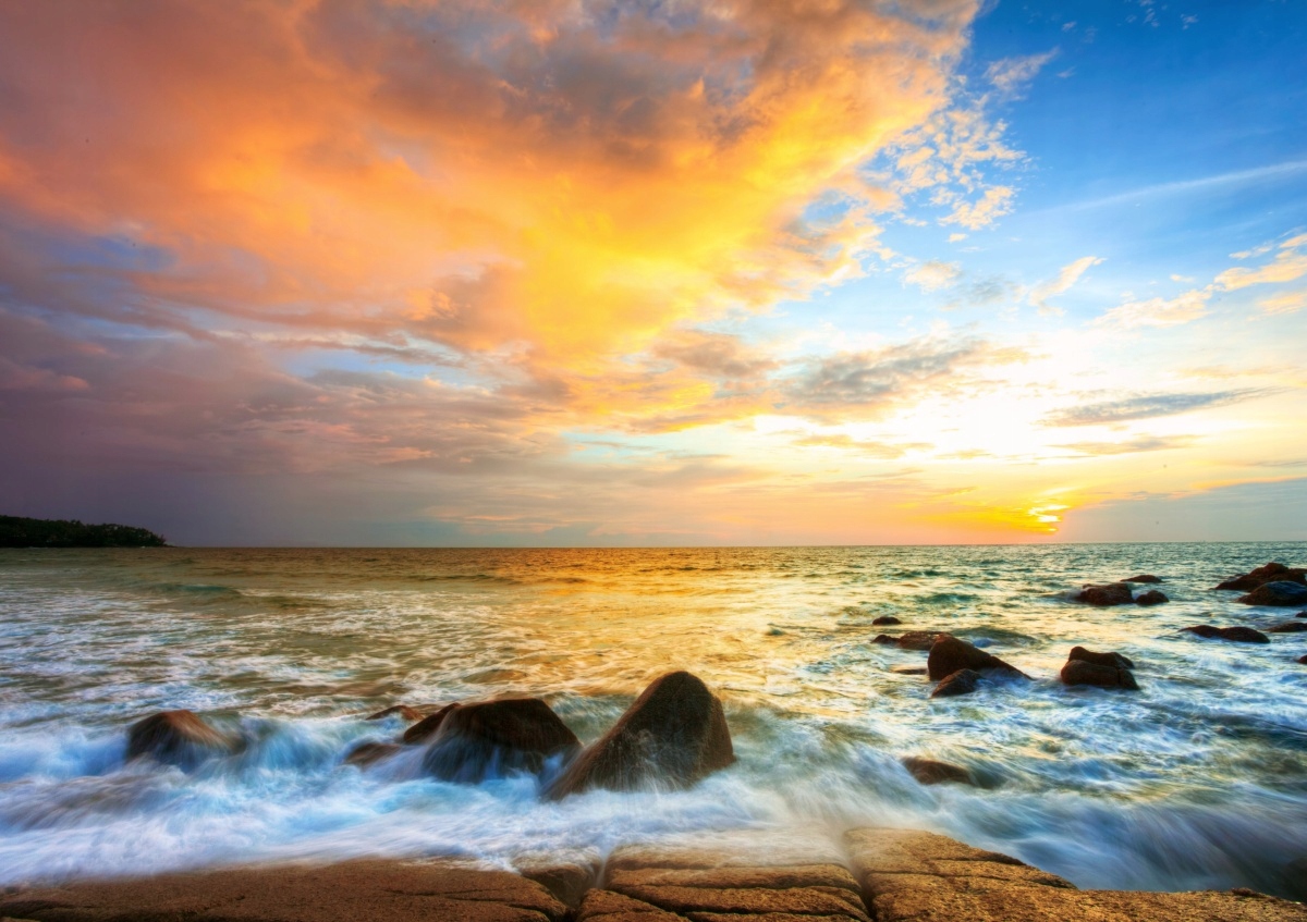 

Tapeta flizelinowa Zachód słońca - 208x146