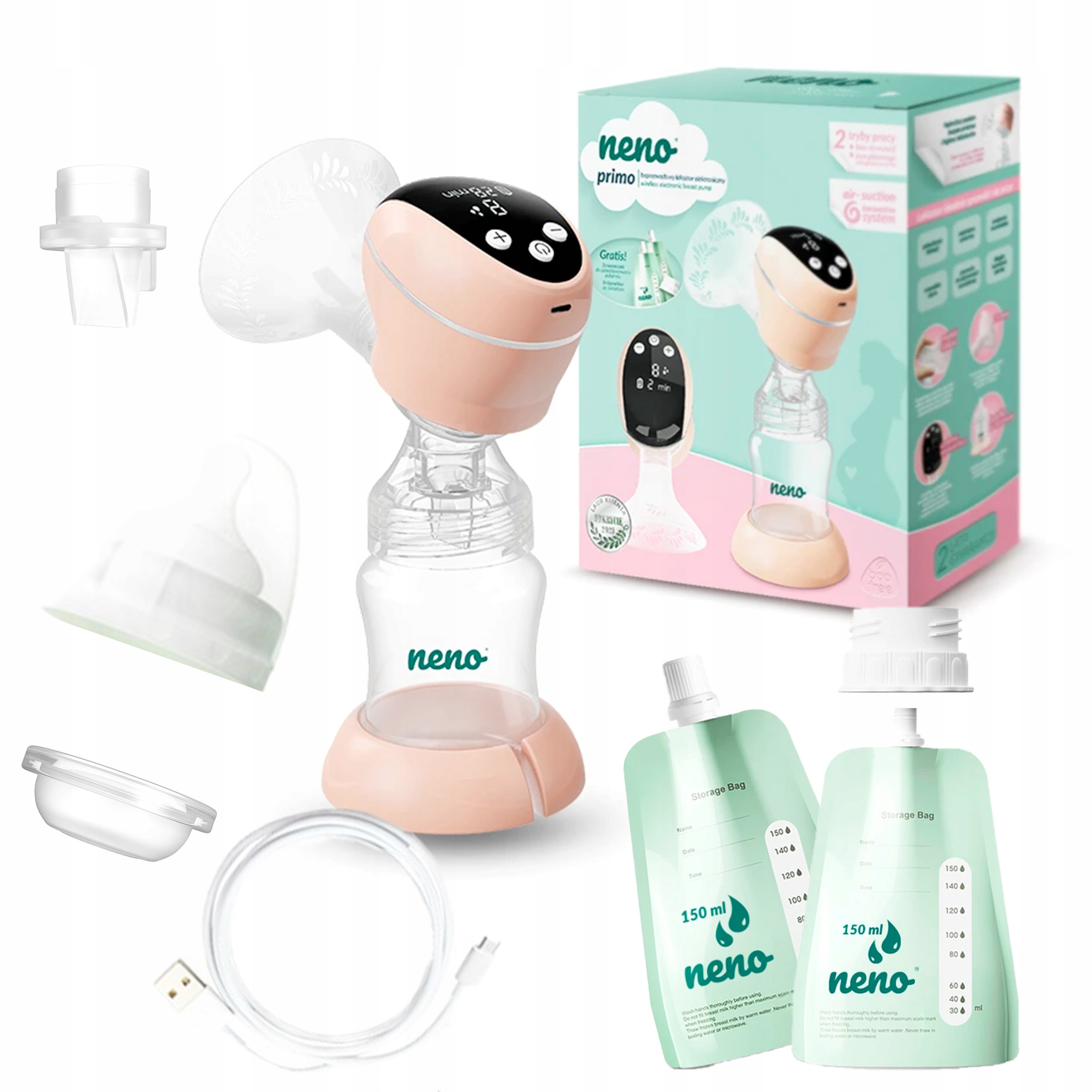 

Neno Laktator Elektroniczny Primo Bezprzewodowy