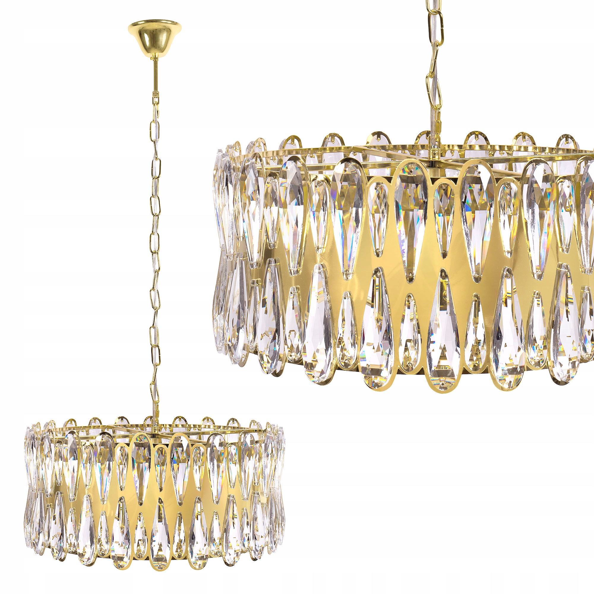 Lampa APP1718-CP 50 cm Zlatá toolight