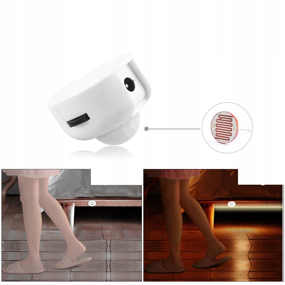 CZUJNIK RUCHU PIR DO TAŚM LED 12V 5-24V DC 5,5/2,1 Kod producenta CZUJNIK RUCHU PIR