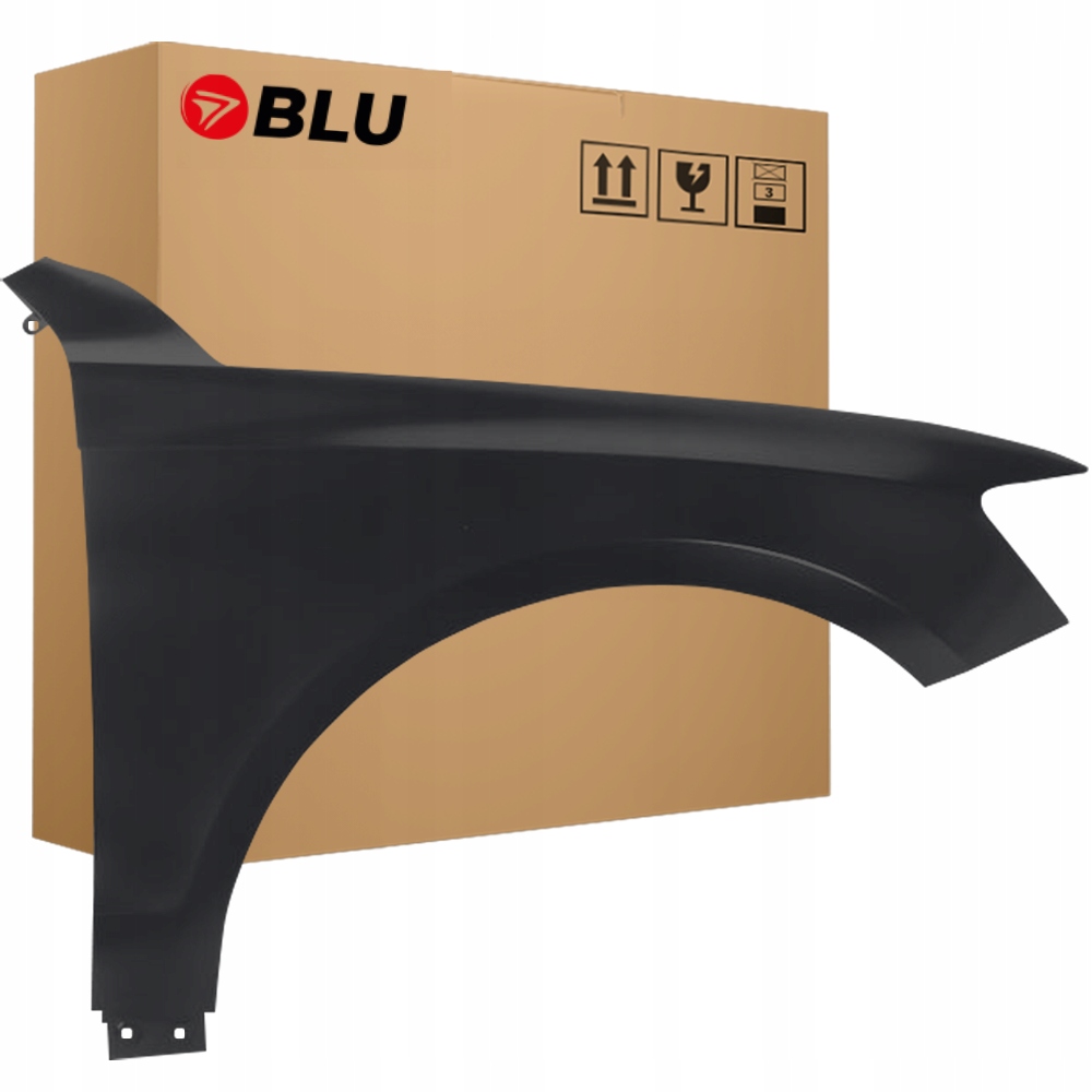 Blu Blatník Audi Q5 8R LZ7L pravý šedý 08-16 přední