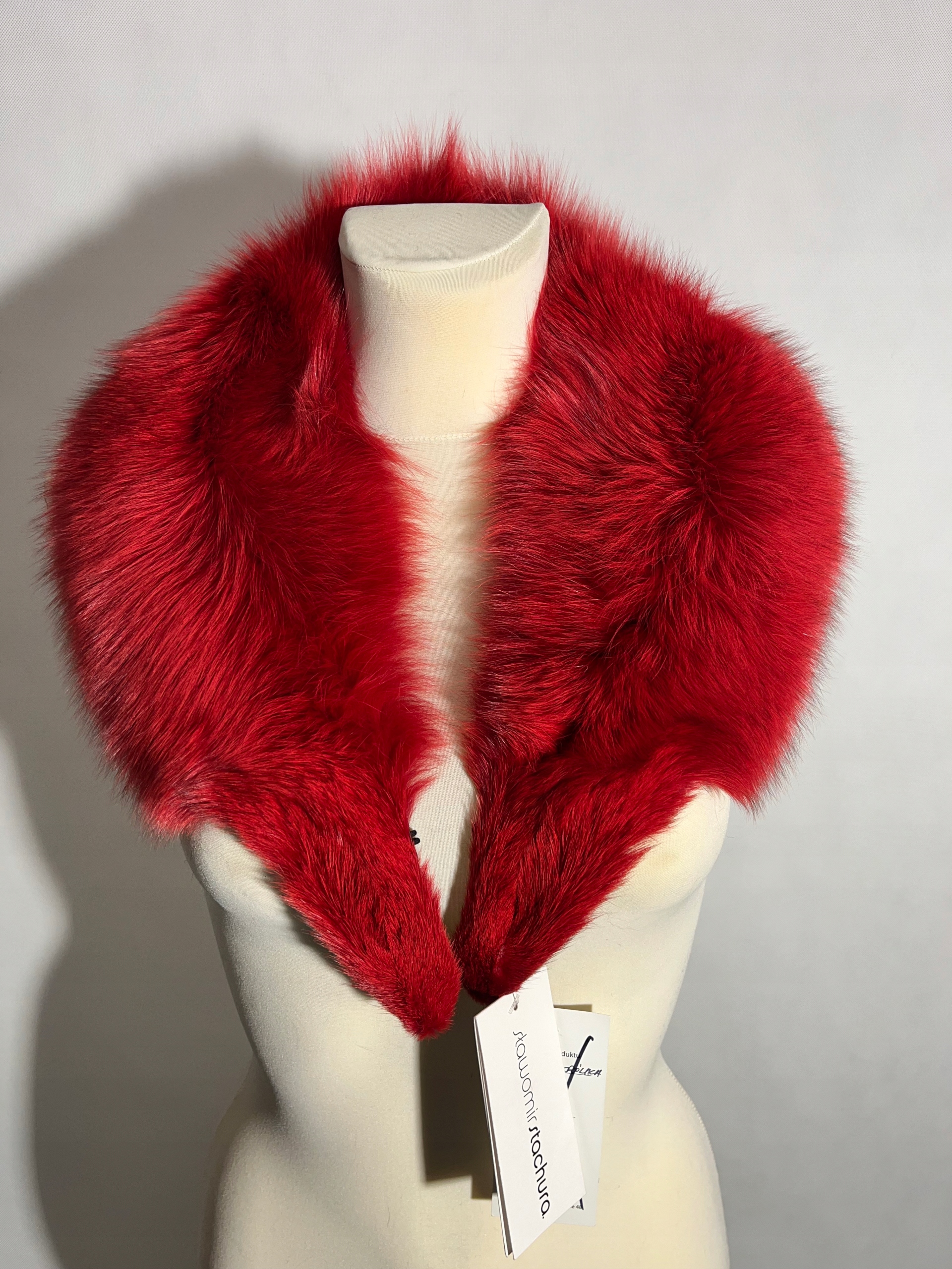 Kołnierz z Lisa naturalny lis jenot 23