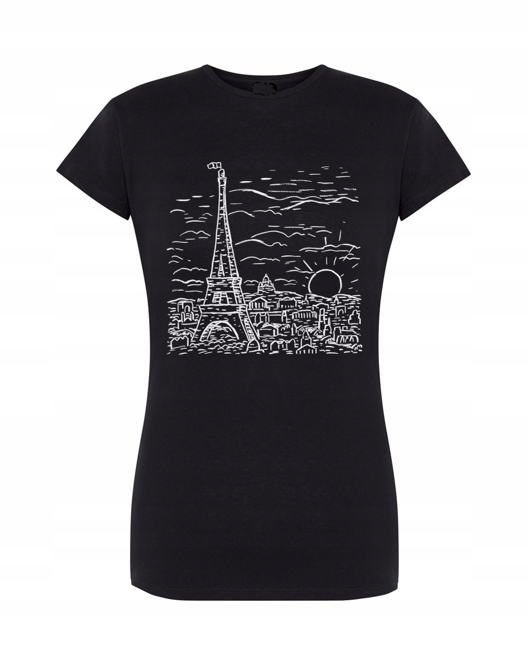 

T-Shirt damski nadruk Wieża Eiffla r.M