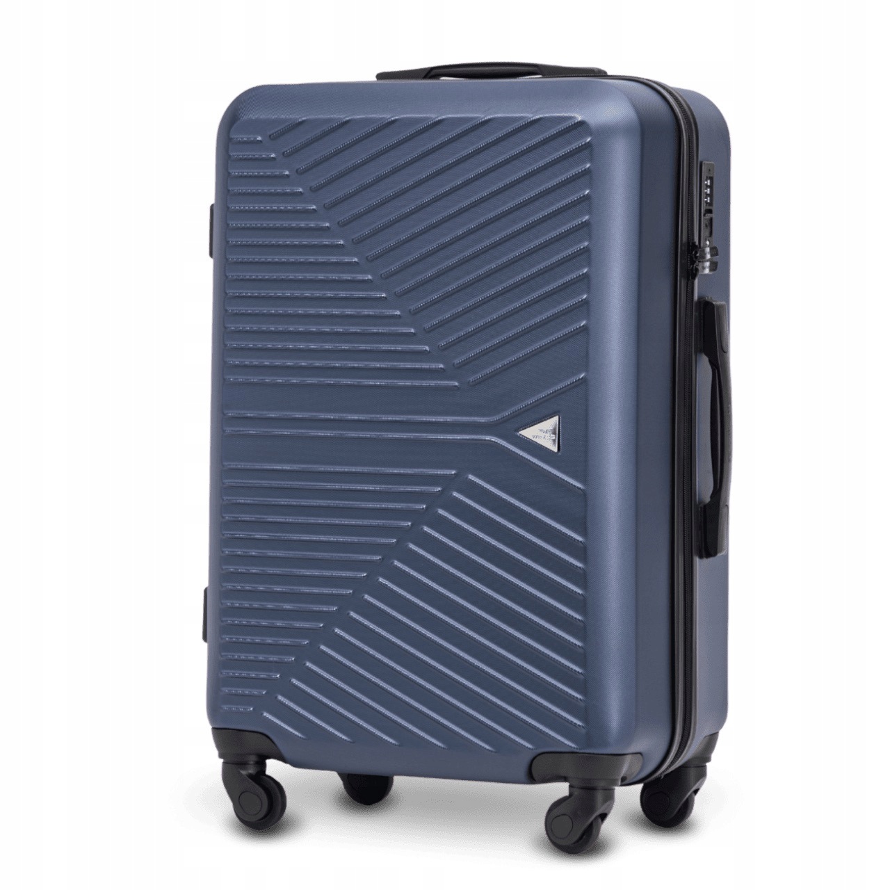 Střední kufr Wings 67x42x26 63L 100% polykarbonát Tsa kolečka 360 cestovní