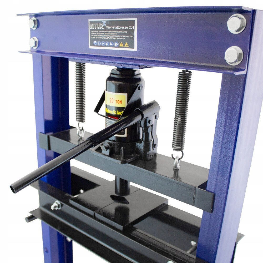 HYDRAULICZNA PRASA WARSZTATOWA 20-TONOWA PRASA TRZPIENIOWA RAMOWA Marka Bituxx