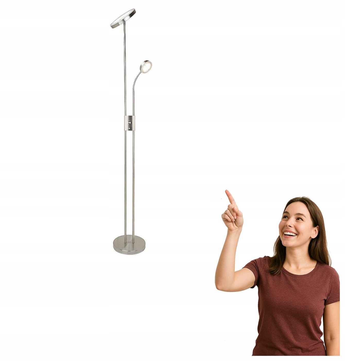 Podlahová Led lampa 18,5W/4,5W Ophus 3239 Rabalux