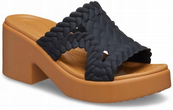 Dámské Nazouváky Koturn Crocs Brooklyn Woven Heel 209979 Slide 39-40