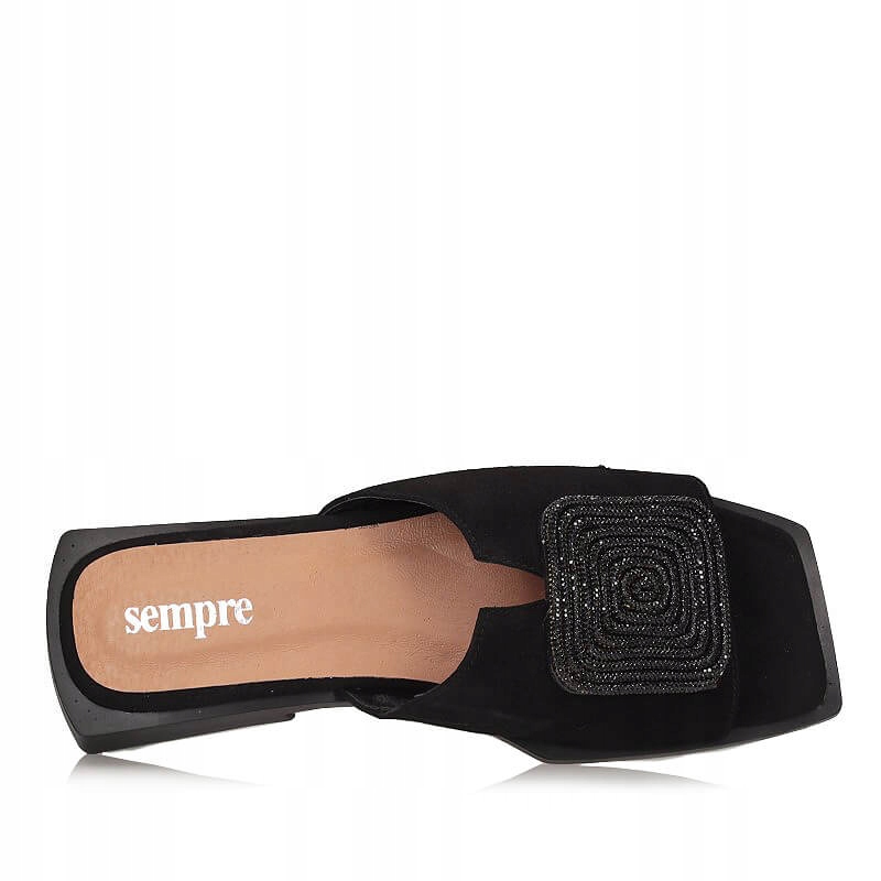 Modne zamszowe Klapki Sempre 121/e-34 Marka inna