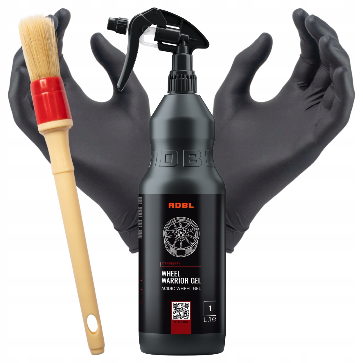 Adbl Wheel Warrior Gel 1L Pędzel Zestaw Do Czyszczenia Mycia Felg