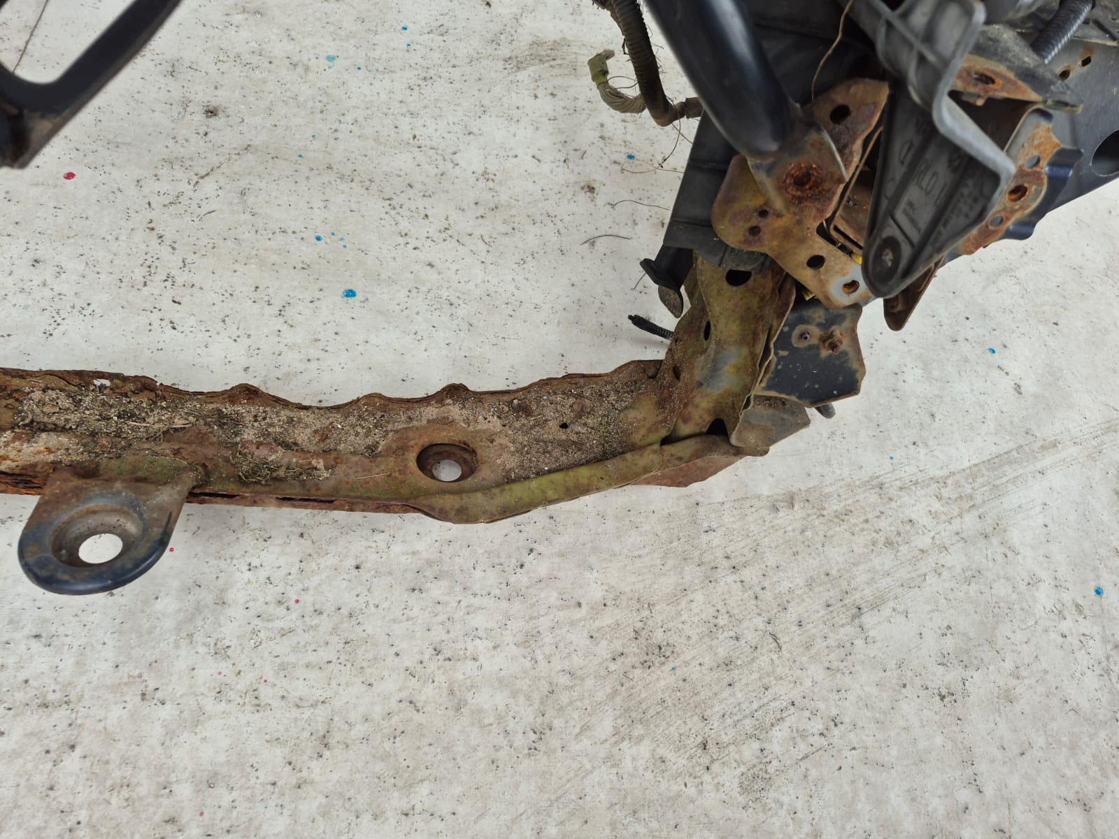 HONDA ACCORD VIII 8 08- front body wall front pillar iron