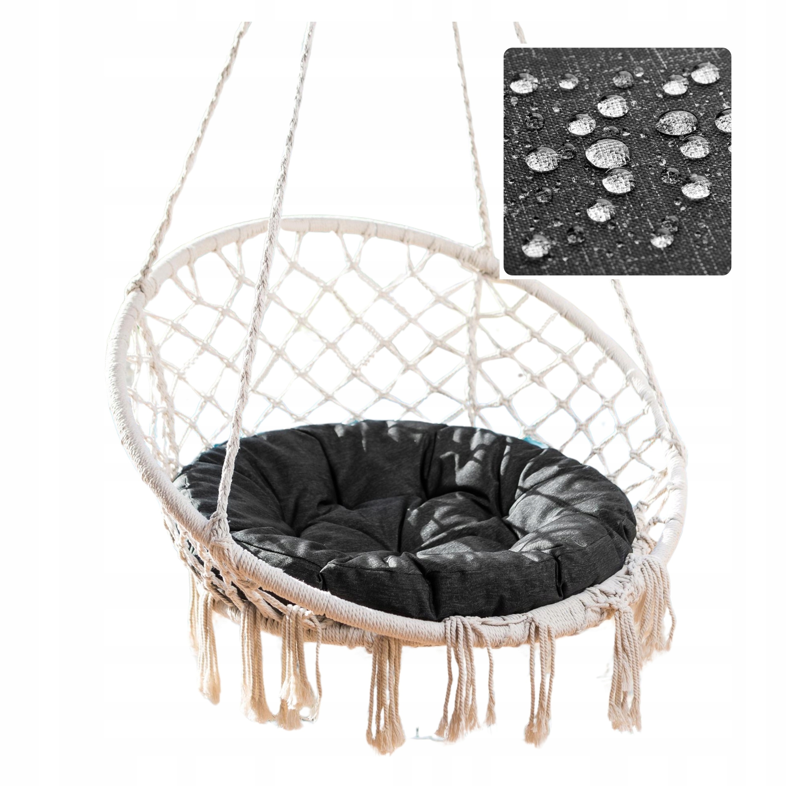 Polštář na Čapí hnízdo pro zahradní houpačku Závěsné křeslo Vodotěsné