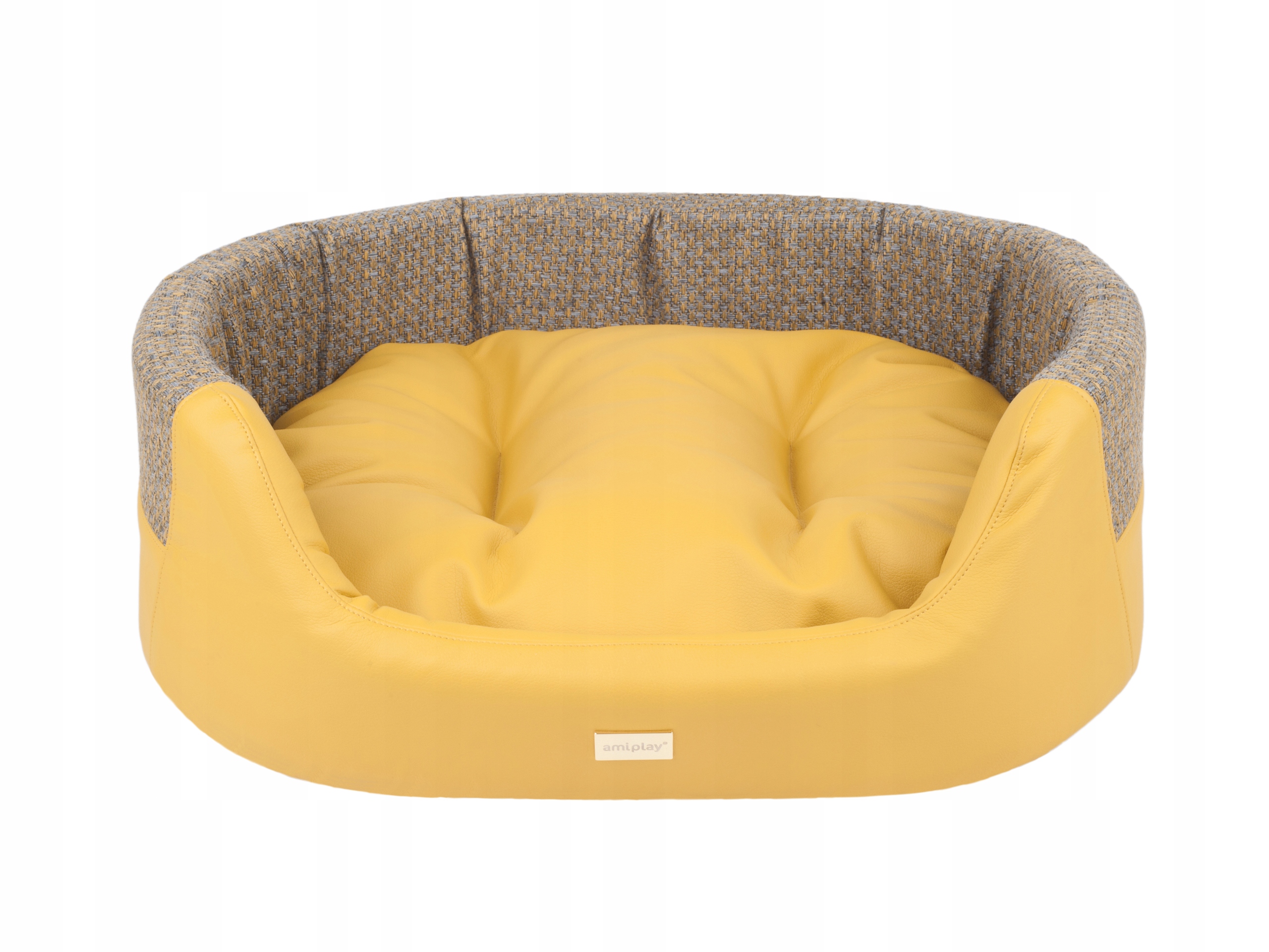 

amiplay Legowisko Owalne Morgan 2in1 L Żółte