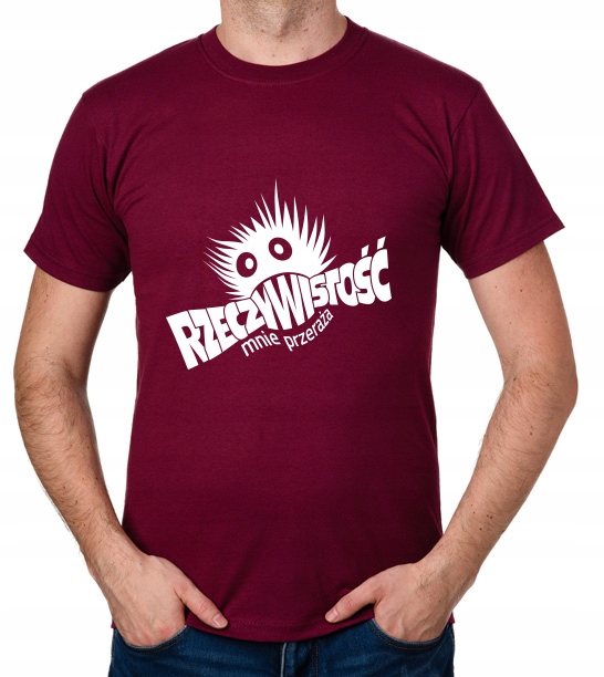 

koszulka Rzeczywistość Mnie Przeraża prezent