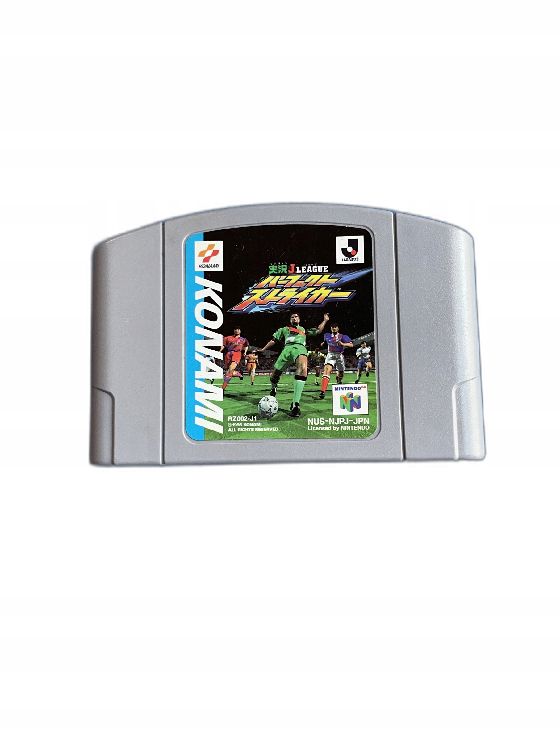 J League Perfect Striker NTSC-J Nintendo 64 pudełkowa