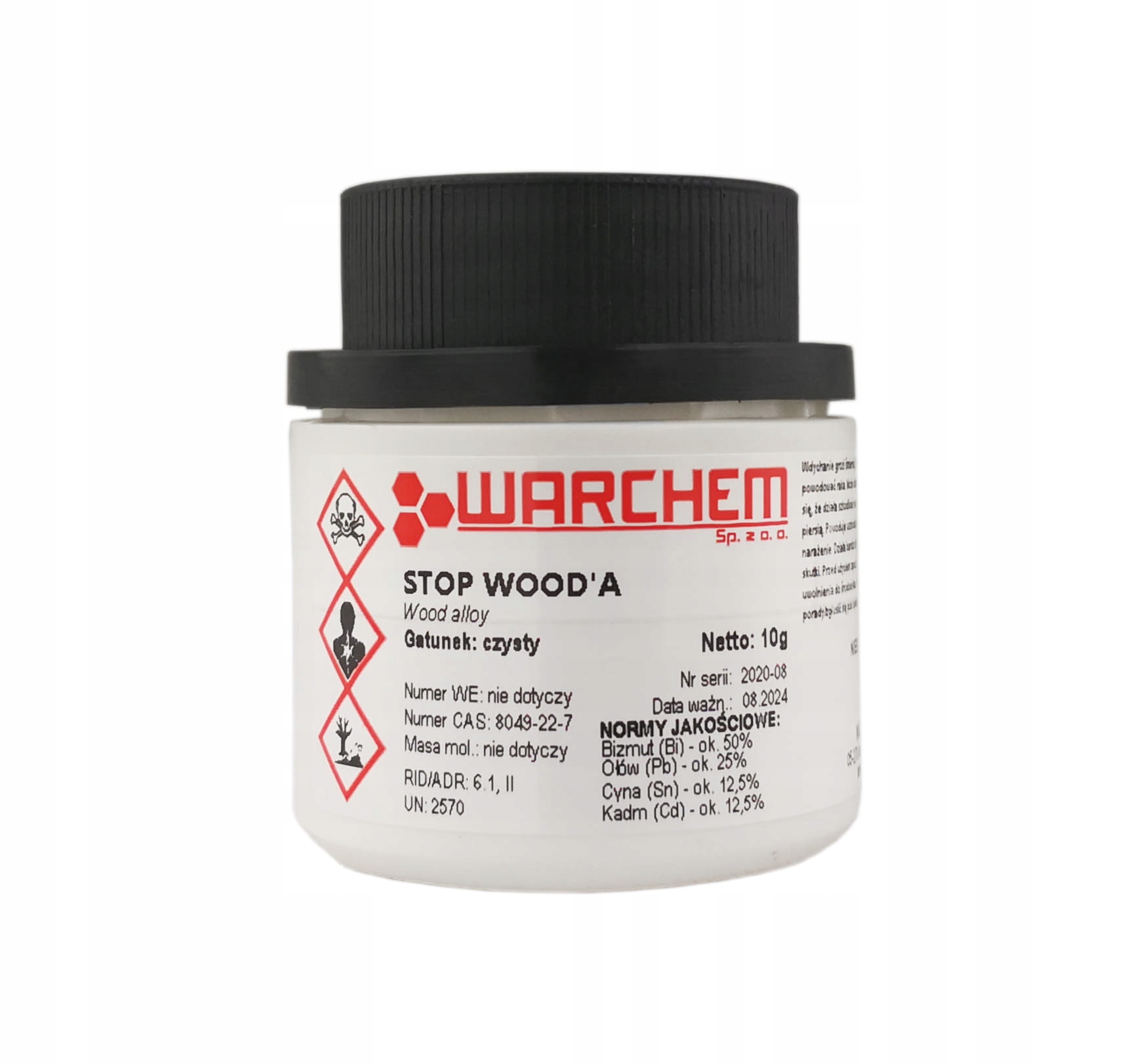 

Stop Wooda Stop Niskotopliwy (granulki) 10g