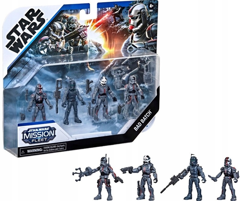 

Hasbro Star Wars Mission Fleet Bad Batch 4pak