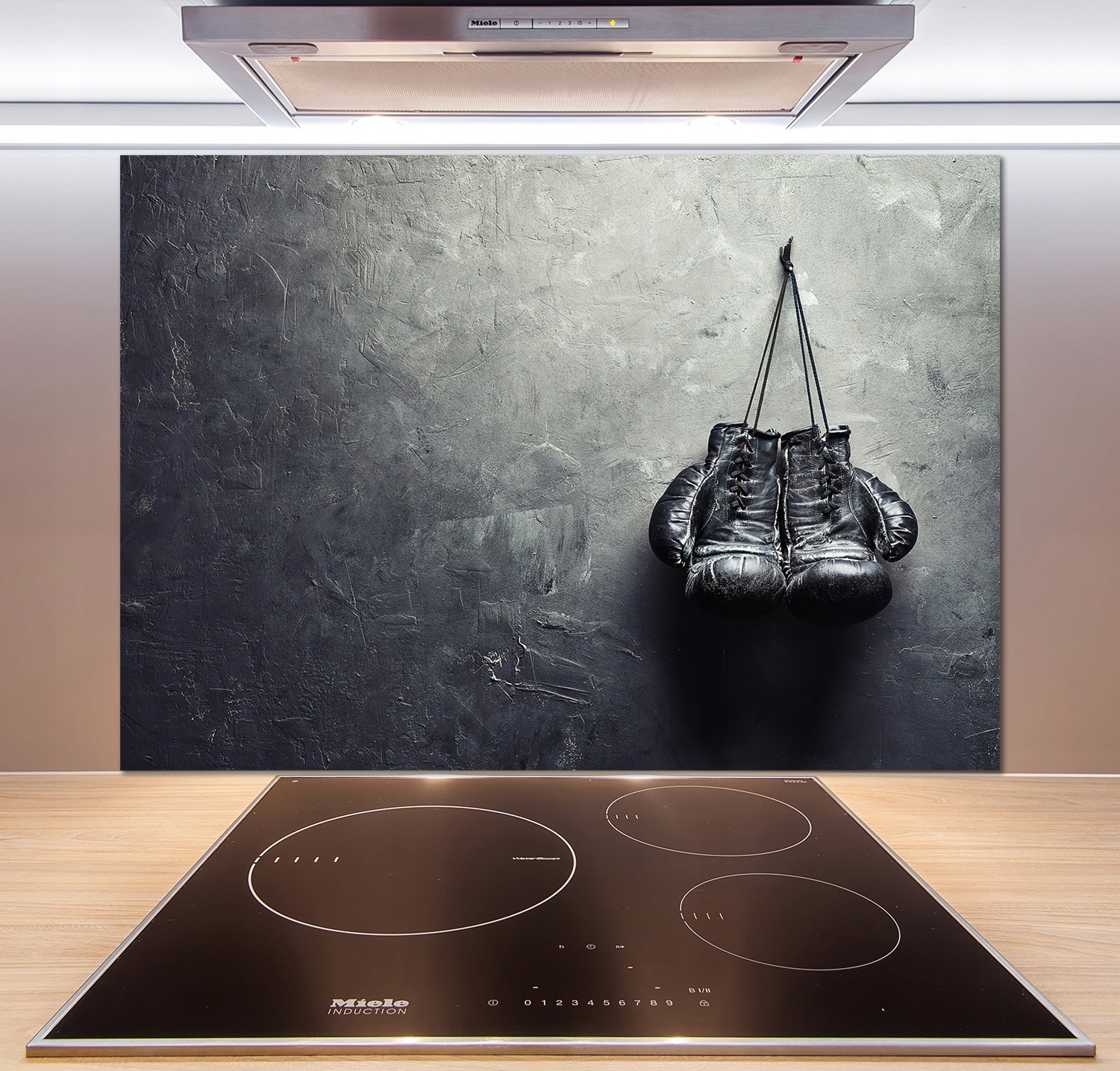 

Panel lacobel Rękawice bokserskie 100x70 cm + Klej