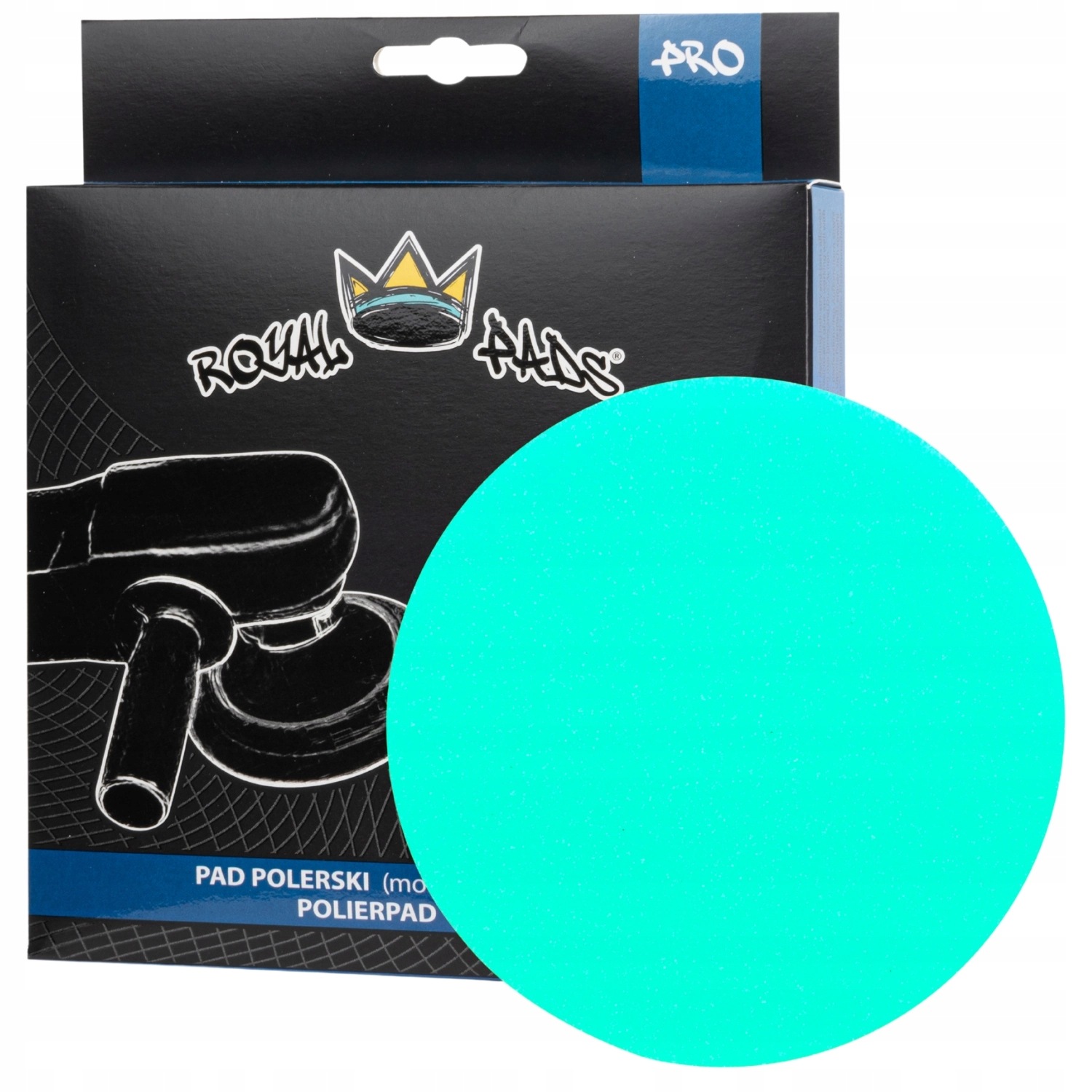 Royal Pads Pro Finish Pad 130mm – bardzo miękki pad polerski, niebieski
