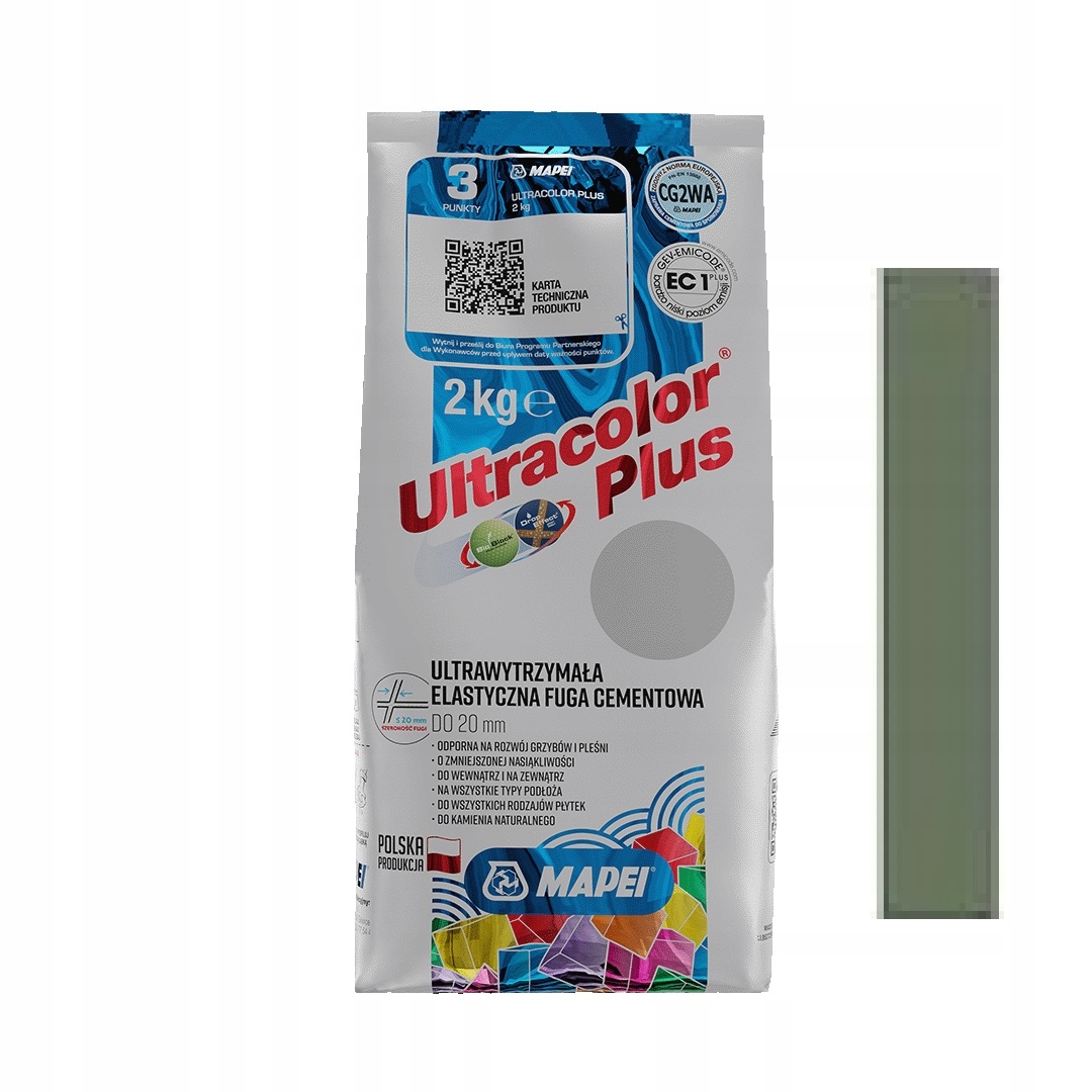 

Mapei Fuga Ultracolor Plus 2 kg. 260 Oliwka