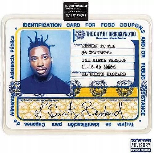 2LP Ol' Dirty Bastard: Return To The 36 Chambers: The Dirty Version Reissue