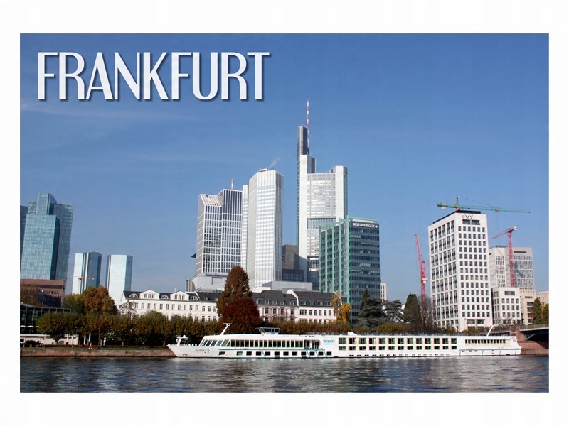 

Frankfurt Centrum Panorama Magnes na lodówkę