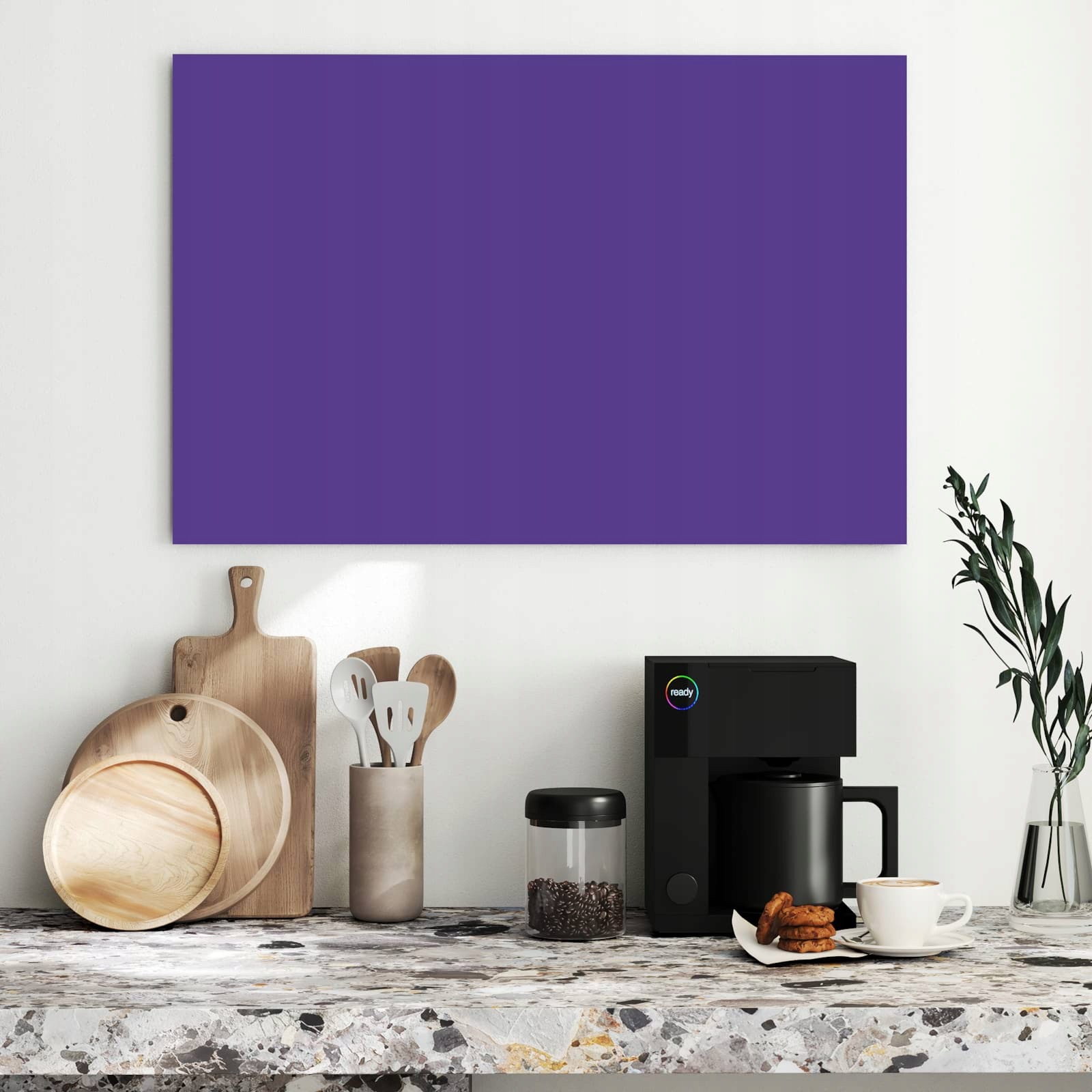 Magnetická tabule Fialové Pozadí A 90 × 60 cm