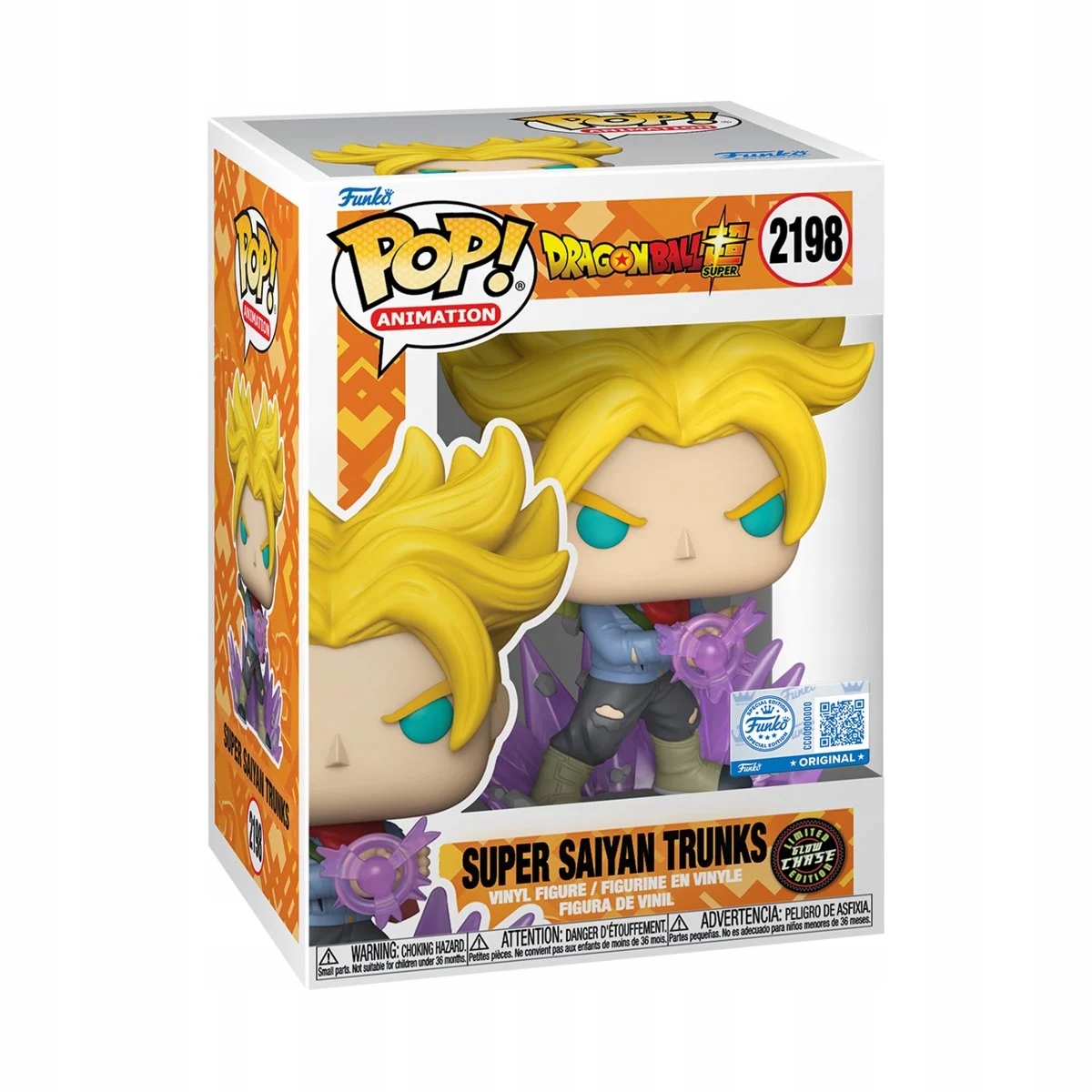 Funko Pop! Dragon Ball Saiyan Trunks Chase #2198