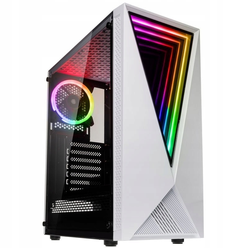 Počítačová Skříň, Počítačová Skříň Midi Tower Kolink Void White, bílá barva