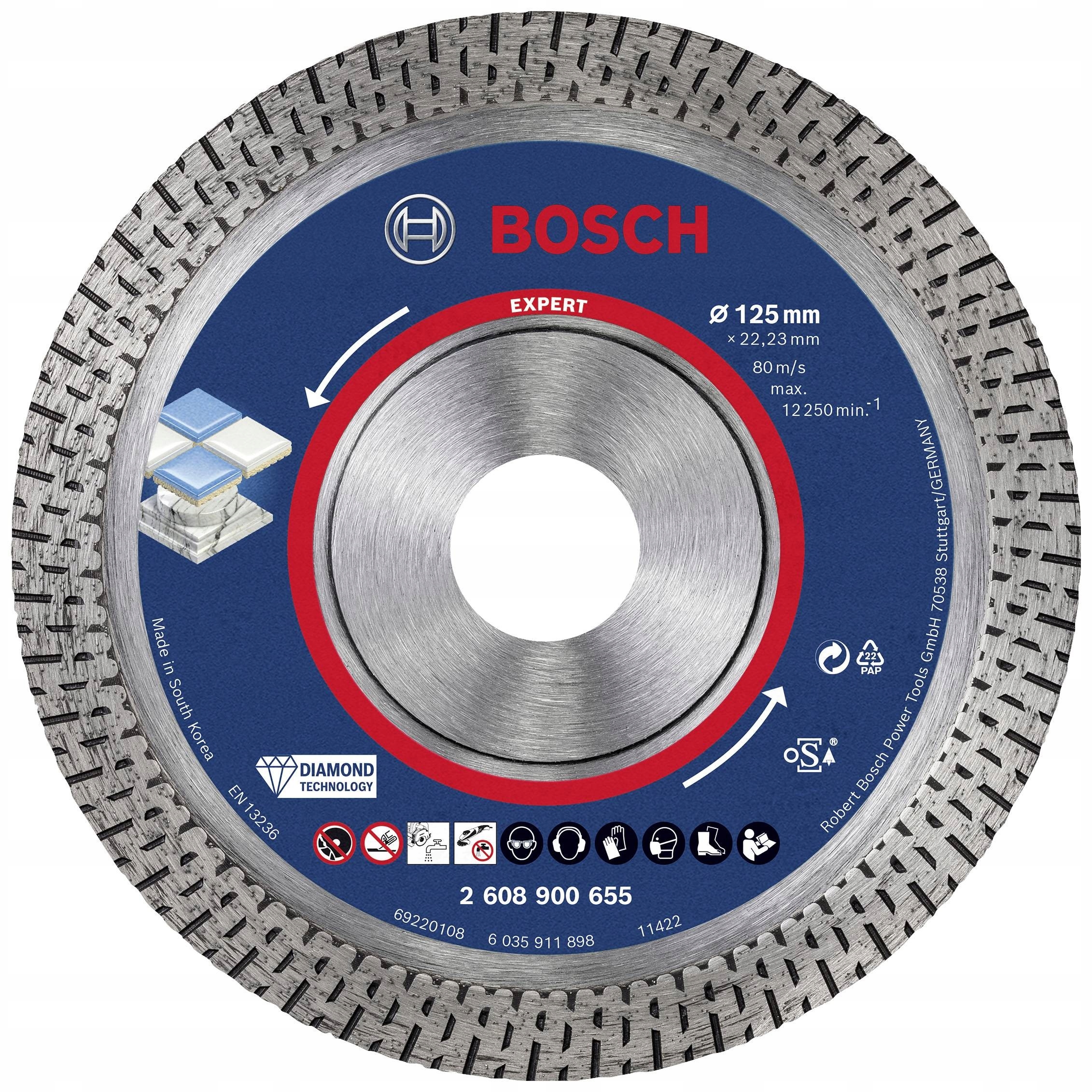 

Bosch Tarcza diamentowa Expert HardCeramic 125mm