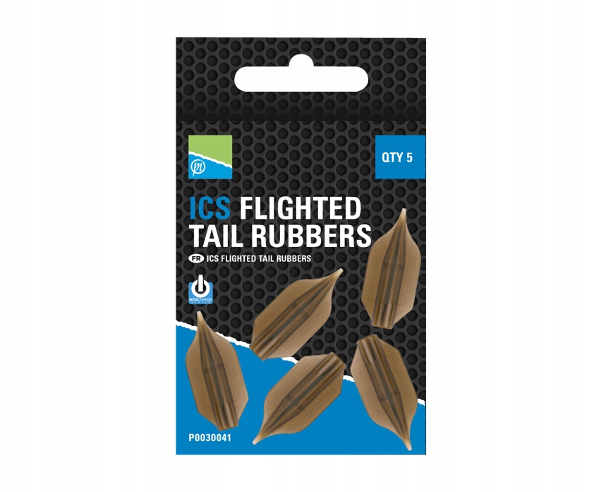 Preston Nasadki Ics Flighted Tail Rubbers 5 szt z lotką