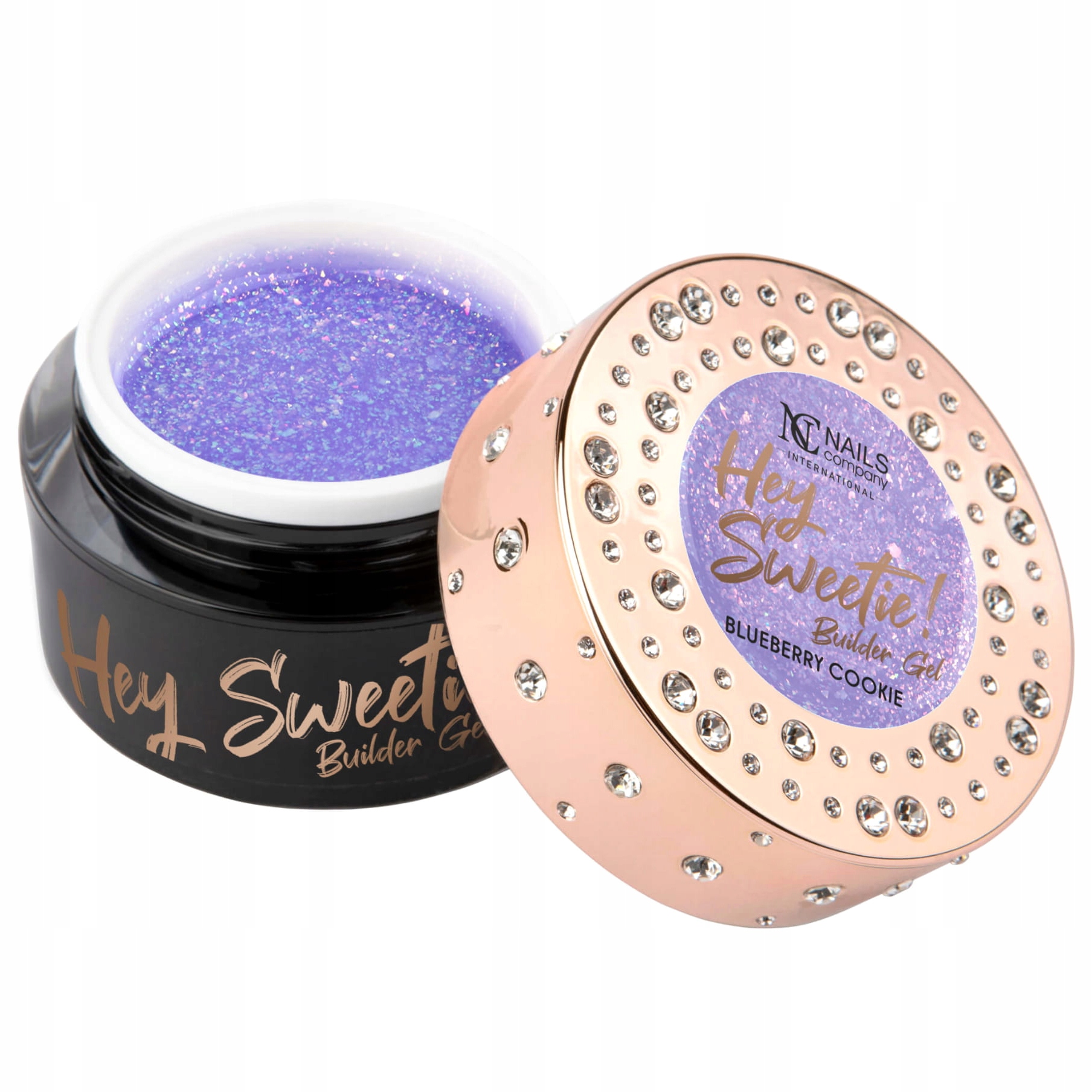 Żel budujący Nc Nails Hey Sweetie Builder Gel Blueberry Cookie