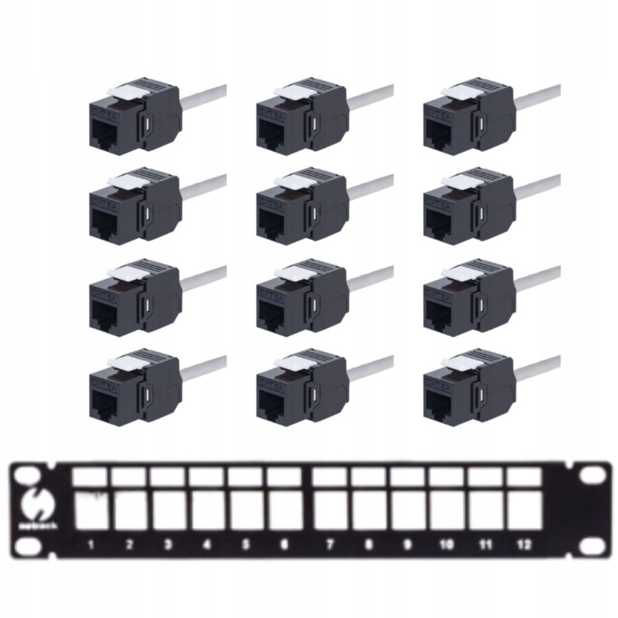 Patch panel keystone RACK 10
