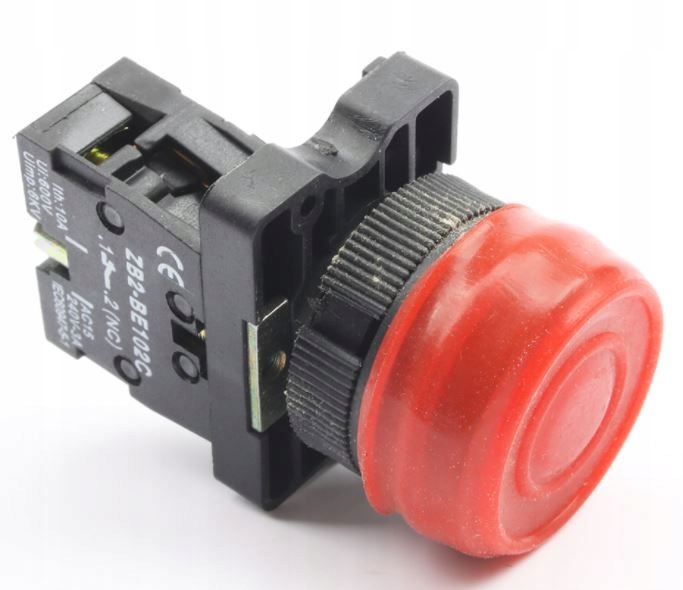 Xb2-ep42 PRZYCISK STEROWNICZY CZERWONY kapturek