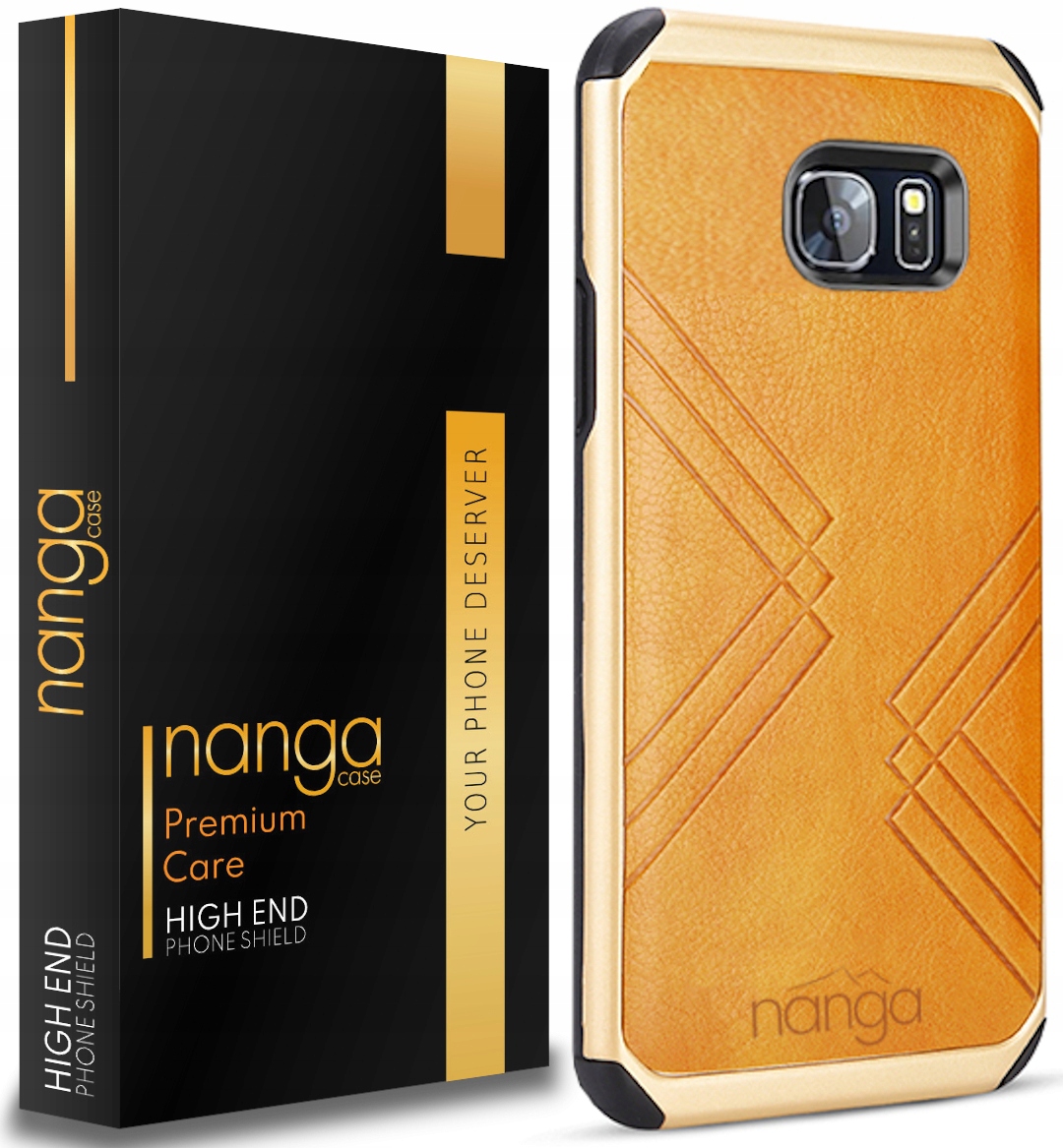 

Etui Ze Skóry Business Do Galaxy S7 Edge Gold