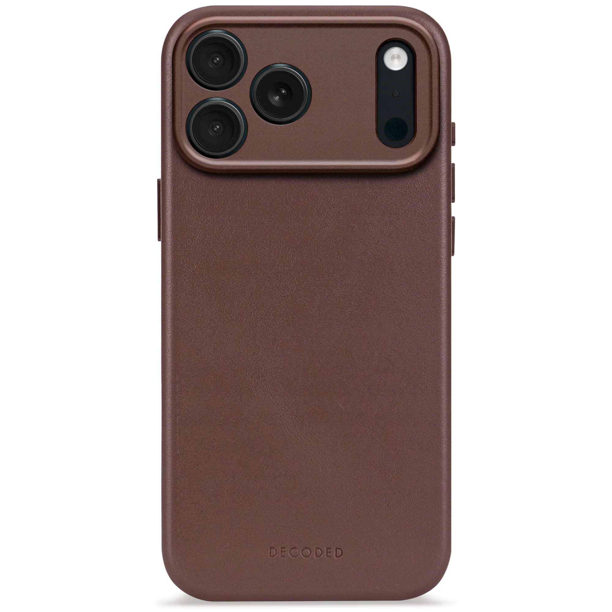 Pouzdro Decoded pro iPhone 17 Pro, kožené obal MagSafe s zadní stranou